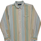 Tall Ralph Lauren Striped Shirt - XL Multicoloured Cotton