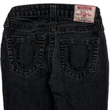 True Religion Skinny Jeans - 24W UK 2 Black Cotton Blend