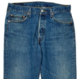 501 Levis Jeans - 33W 32L Blue Cotton