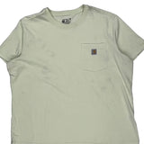 Carhartt T-Shirt - 2XL Green Cotton