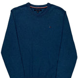 Tommy Hilfiger Jumper - Large Blue Cotton