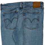 501 Levis Jeans - 32W 30L Light Wash Cotton