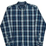 Tommy Hilfiger Checked Shirt - Large Blue Cotton