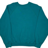 90S Blank Lee Sweatshirt - XL Green Cotton Blend