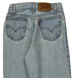 Made In USA Levis Slim Jeans - 23W 28L Light Wash Cotton