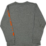 Age 5 Carhartt Spellout Long Sleeve T-Shirt - XS Gray Cotton
