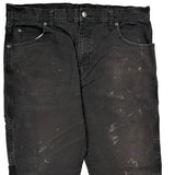Dickies Carpenter Jeans - 34W 30L Black Cotton