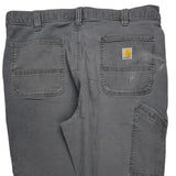 Carhartt Cargo Carpenter Trousers - 40W 32L Grey Cotton