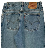 550 Levis Jeans - 32W US 10 Blue Cotton