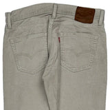 Levis Cord Trousers - 32″ Waist Beige Cotton