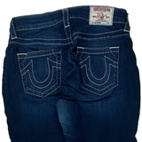 True Religion Skinny Jeans - 28W US 4 Dark Wash Cotton Blend