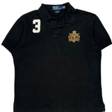 Polo By Ralph Lauren Polo Shirt - Large Black Cotton
