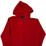 Age 14-16 Polo By Ralph Lauren Hoodie - Large Red Cotton