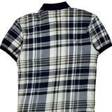 Nautica Checked Polo Shirt - Large Beige Cotton