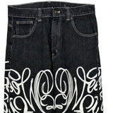 Best Company Graphic Jeans - 31W 30L Black Denim