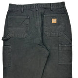 Carhartt Carpenter Trousers - 34W 34L Black Cotton