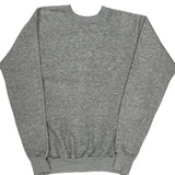 Blank Unbranded Sweatshirt - Medium Grey Cotton Blend