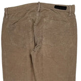 Calvin Klein Jeans Cord Trousers - 29″ Waist Beige Corduroy