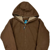 Age 12-14 Berne Jacket - Large Brown Cotton