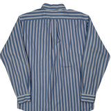 Ralph Lauren Striped Shirt - Medium Blue Cotton
