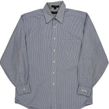 Tommy Hilfiger Striped Shirt - Medium Blue Cotton