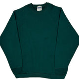 Blank Fruit Of The Loom Sweatshirt - XL Green Cotton Blend