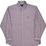 Ralph Lauren Shirt - Large Purple Cotton