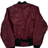 Southpole Bomber Jacket - 2XL Burgundy Polyester