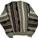 Farentino Sweater - Large Multicoloured Wool Blend
