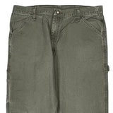 Wrangler Carpenter Trousers - 36W 34L Grey Cotton