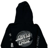 Santa Cruz Graphic Hoodie - Small Black Cotton