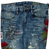 Unbranded Jeans - 32W 30L Green Denim