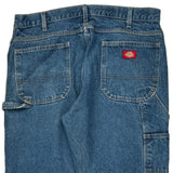 Dickies Double Knee Carpenter Jeans - 32W 30L Blue Denim