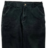 Carhartt Carpenter Trousers - 34W 34L Black Cotton