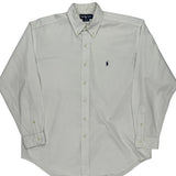 Blake Ralph Lauren Shirt - Large White Cotton