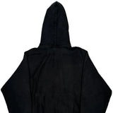 Vintage Champion Hoodie - Small Black Cotton