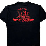 Motorcycles Harley Davidson Graphic T-Shirt - XL Black Cotton