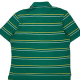 Lacoste Striped Polo Shirt - XL White Cotton