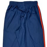 Three Stripes Adidas Track Pants - Large Blue Polyester