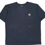 Carhartt T-Shirt - XL Blue Cotton