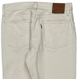 501 Levis Jeans - 28W UK 8 White Cotton
