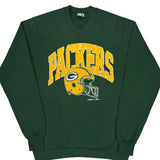 Made In USA Jerzees Packers Sweatshirt - XL Green Cotton