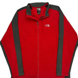 The North Face Fleece Jacket - XL Red Polyester