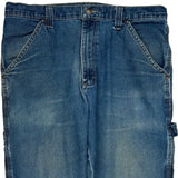 Wrangler Carpenter Jeans - 35W 30L Blue Cotton