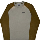 Organic Cotton Patagonia Sweatshirt - Large Brown Cotton