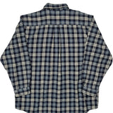 Carhartt Checked Flannel Shirt - XL Blue Cotton