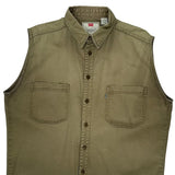 Levis Denim Vest - XL Khaki Cotton