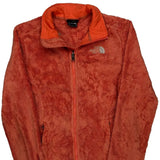 The North Face Fleece Jacket - Small Orange Polyester