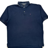 Tommy Hilfiger Polo Shirt - XL Navy Cotton