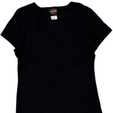 Harley Davidson T-Shirt - Large Black Cotton